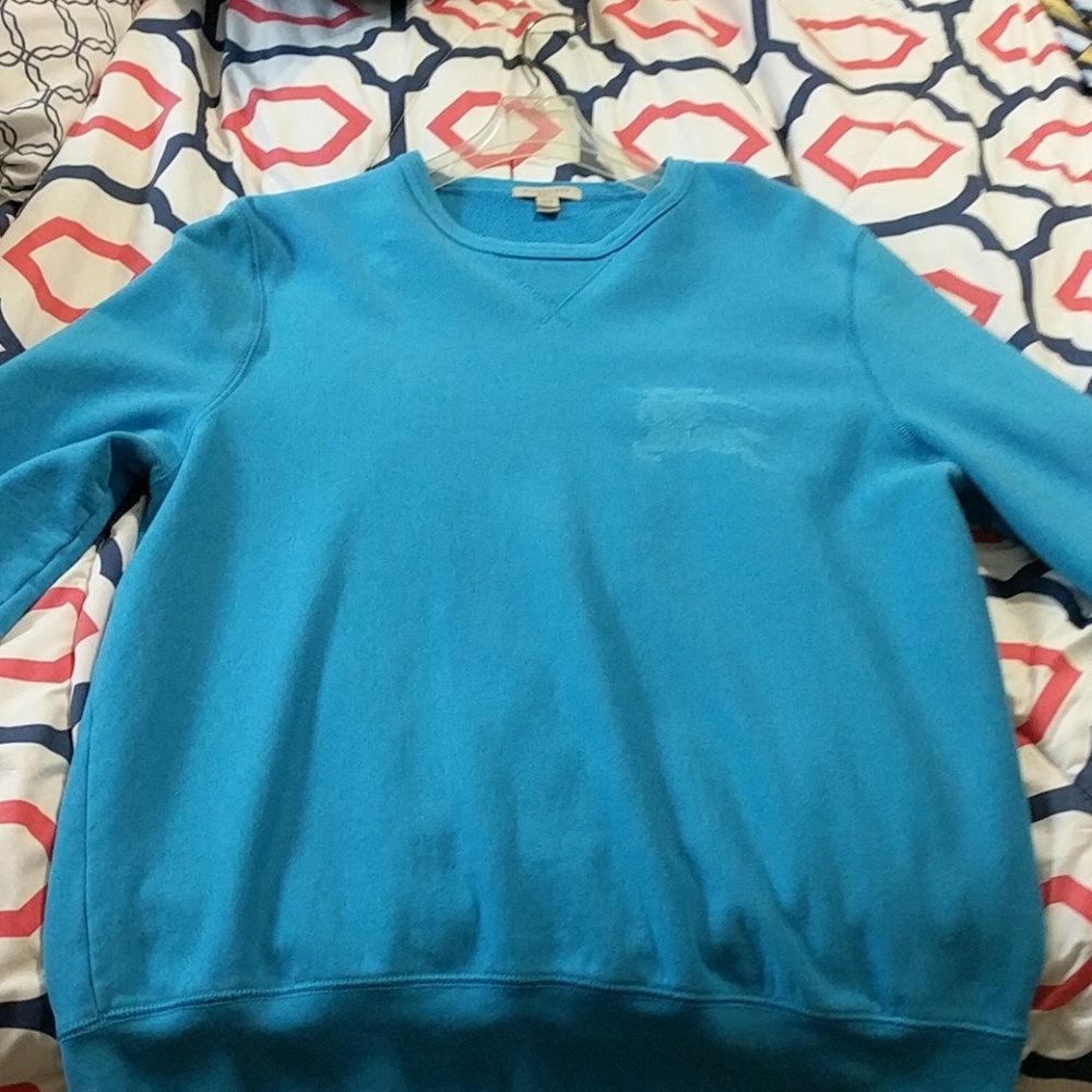 Burberry sweater blue xl